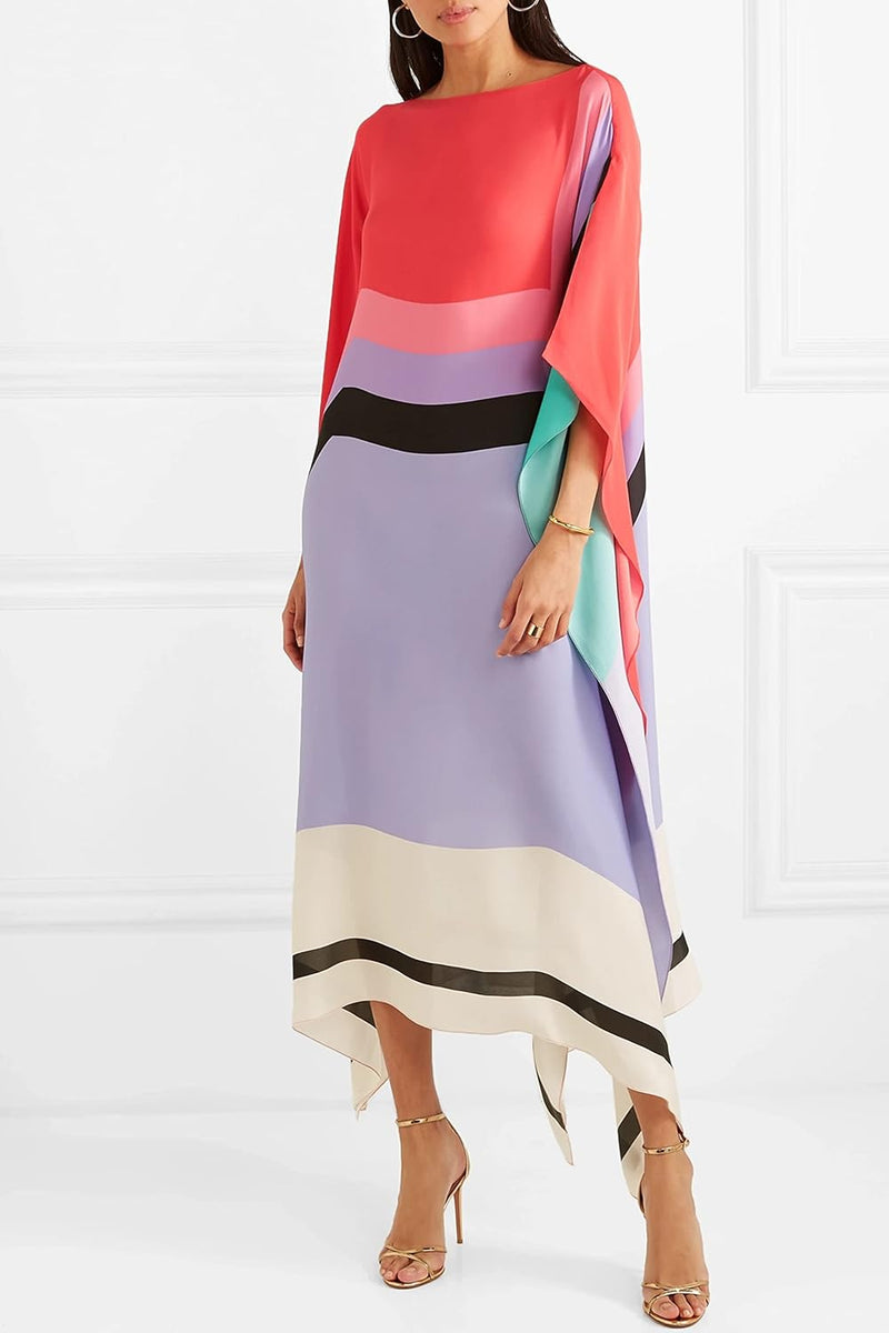 Rilinda | Caftán elegante con estampado geométrico