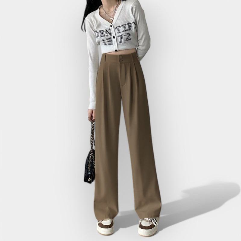 Pantalones anchos de estilo coreano
