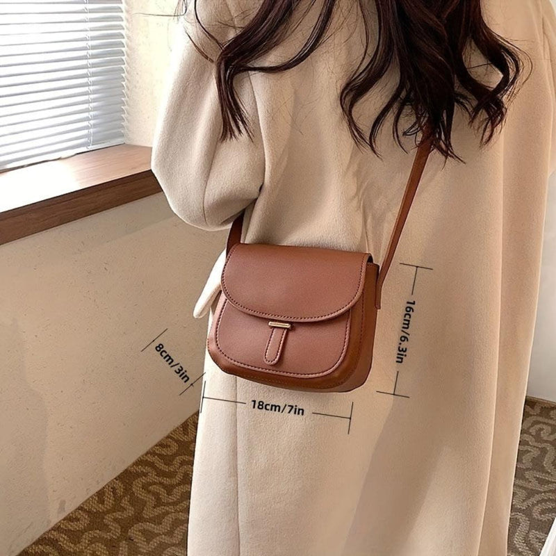Aria™ Retro Grace | Elegante bolso bandolera Saddle