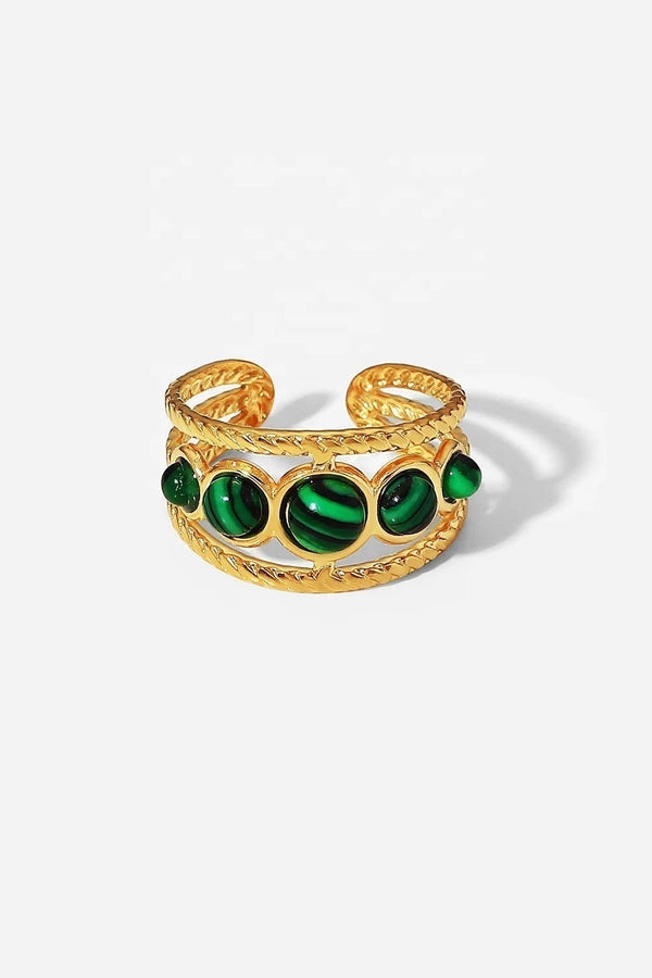 Anillo de jade ajustable