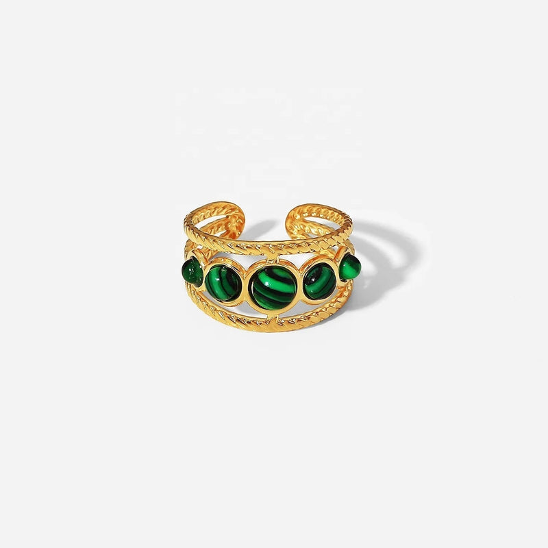 Anillo de jade ajustable