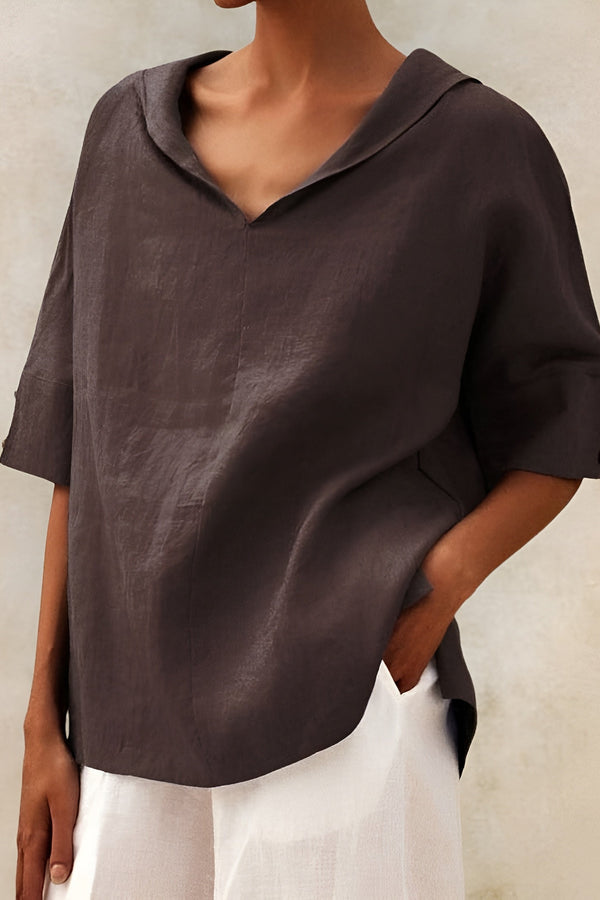 Lyndzi | Blusa de lino