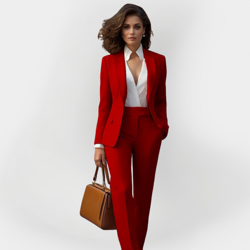 Traje elegante de mujer