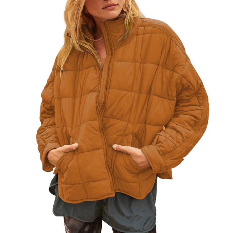 Amelia – Chaqueta acolchada ligera y compacta con cremallera