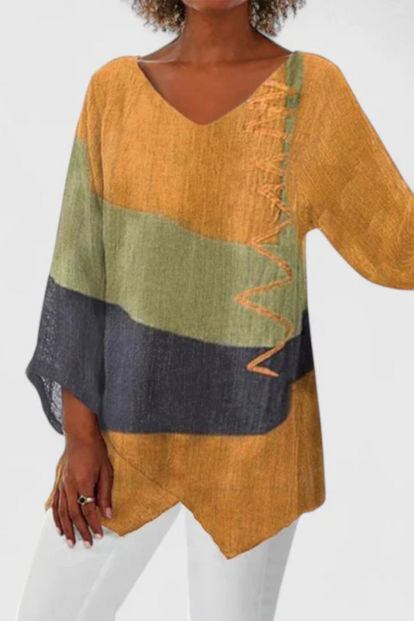 Elysia | Túnica sofisticada con cuello en V