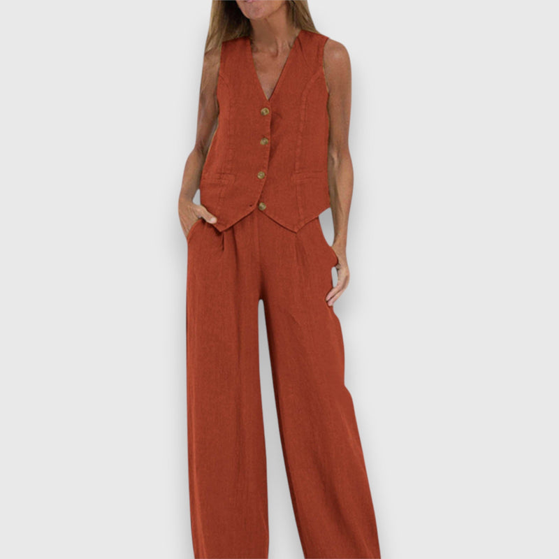 Conjunto de dos piezas para la ligereza del verano