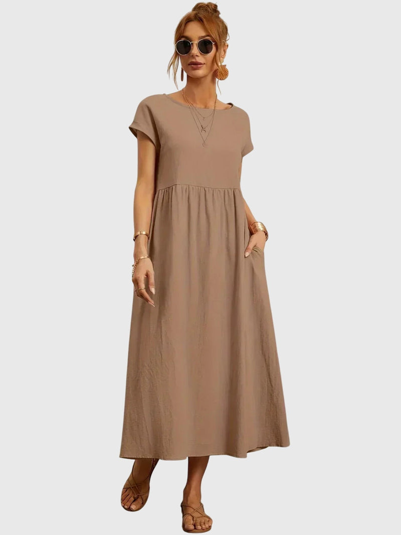 Giselle™ - Vestido informal con bolsillos