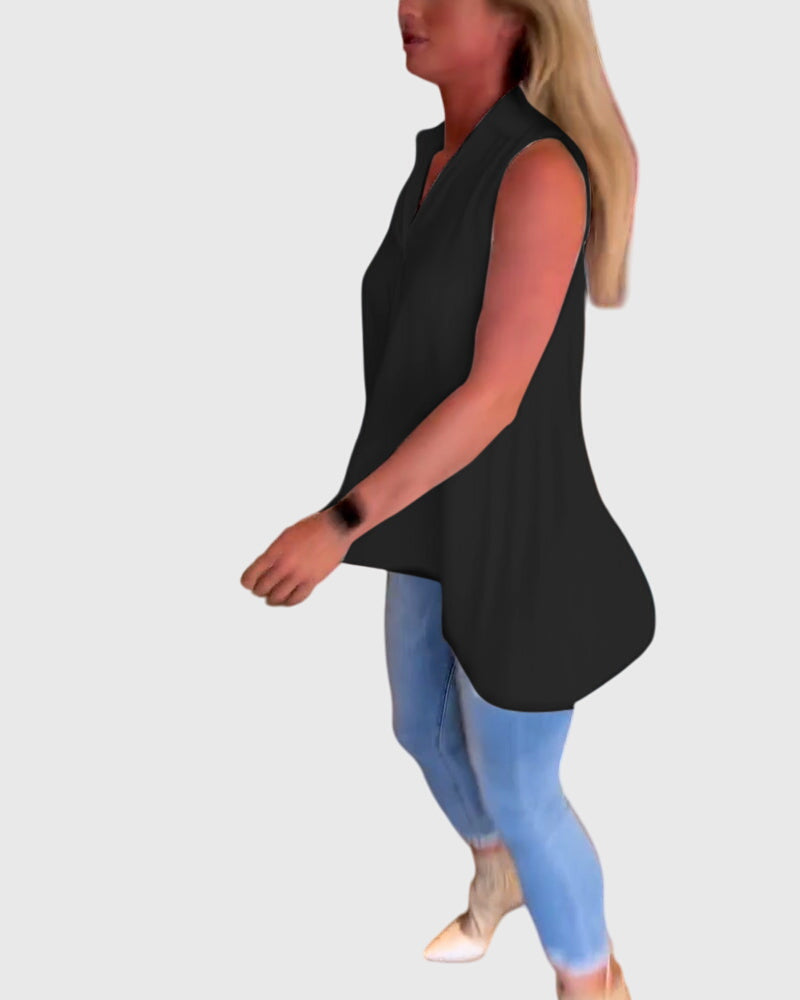 Lina™ | Top sin mangas