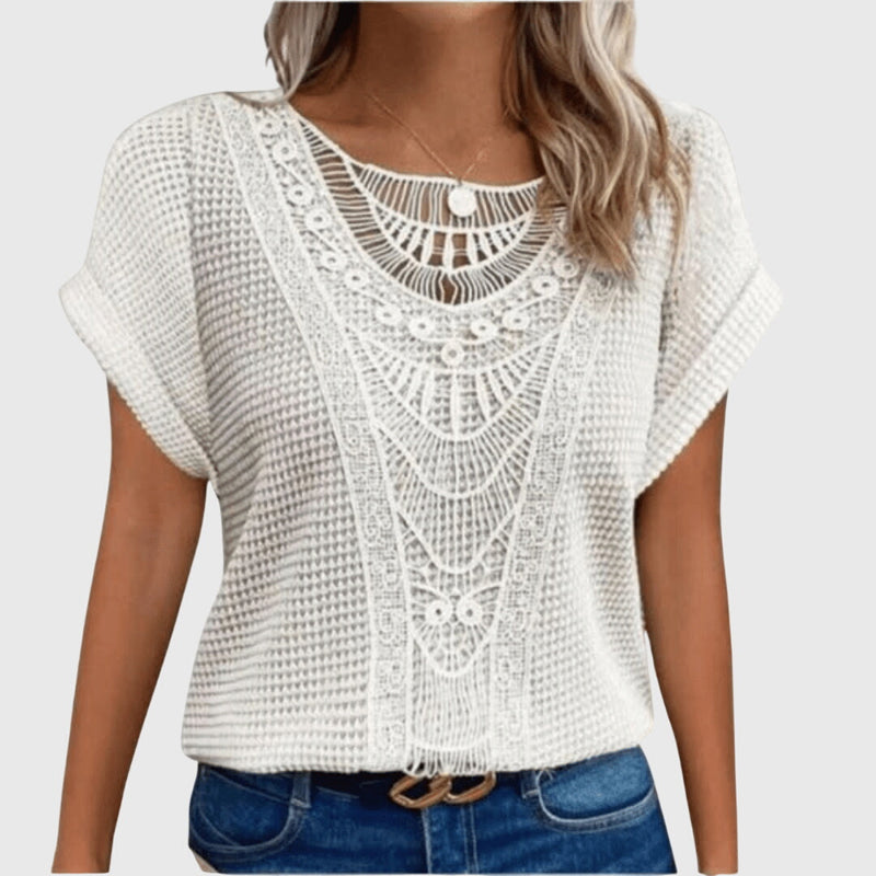 Pearl™ | Elegante blusa estilo ibicenco