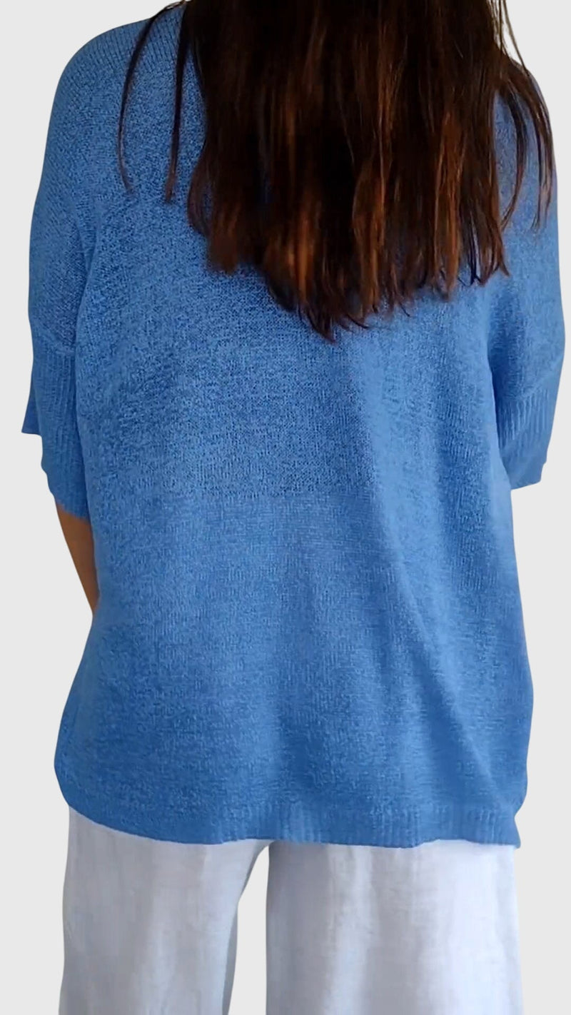 Cassandra™ | Elegante top con cuello en V