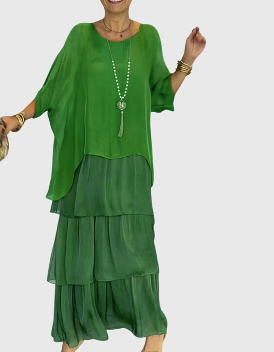 Susan™ | Vestido elegante, largo y fluido