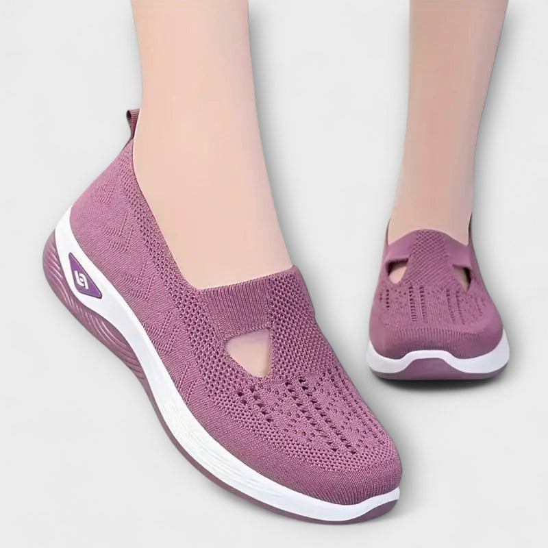 Martha - Botas ortopédicas cómodas en color morado