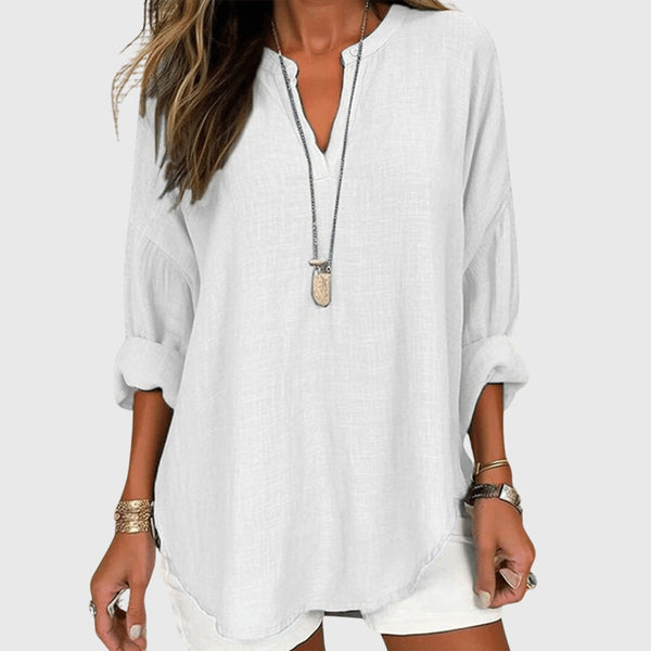 Lenara™ | Camisa playera elegante y fluida