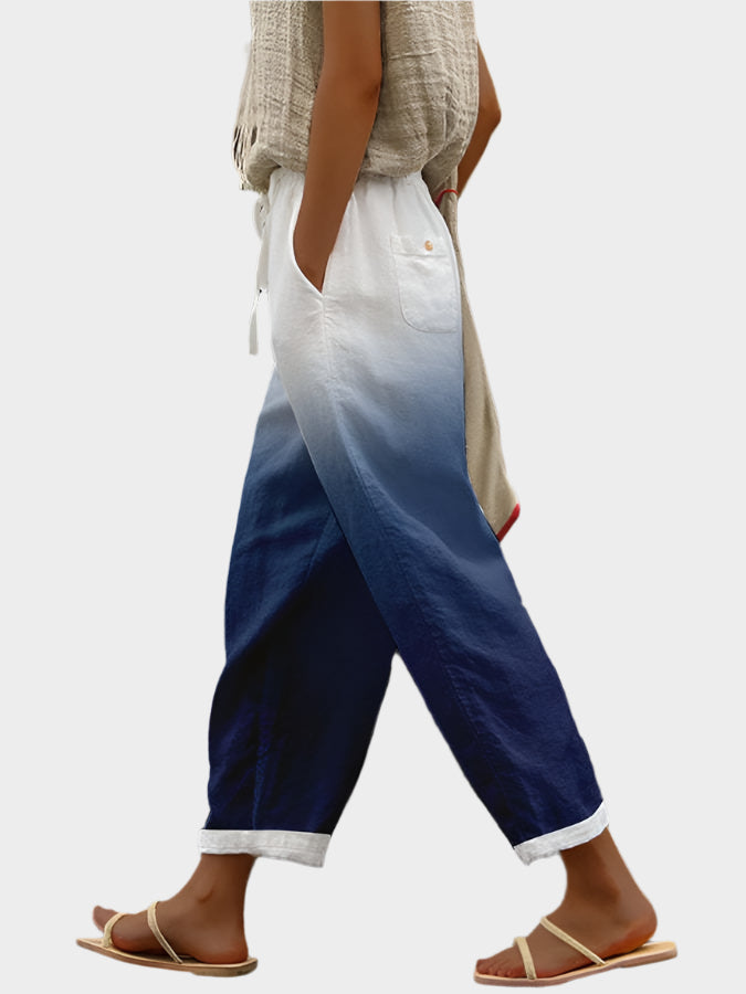 Pantalones relajados con estampado