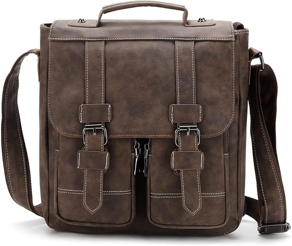 Liam™ - Bolso vintage con múltiples bolsillos y bandera