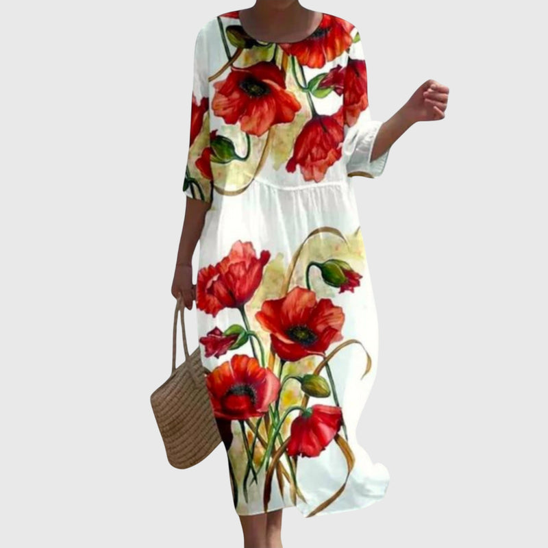 Hayley™ | Elegante vestido largo floral