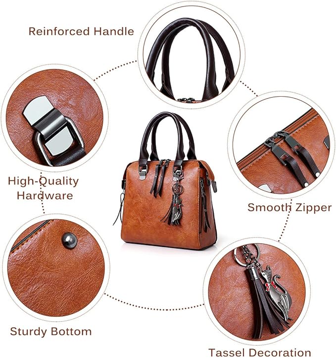 Avery™ - Juego de bolsos de lujo con borlas