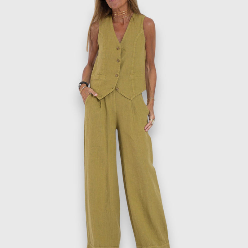 Conjunto de dos piezas para la ligereza del verano