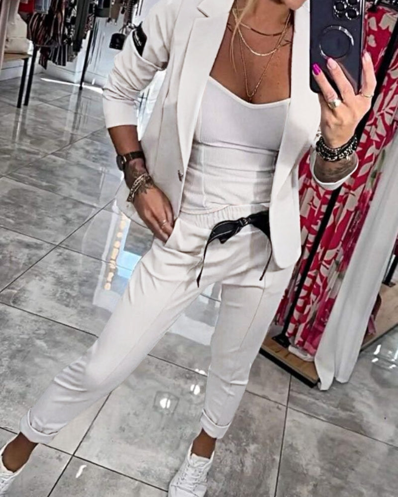 Malou | Elegante conjunto de blazer y jogger