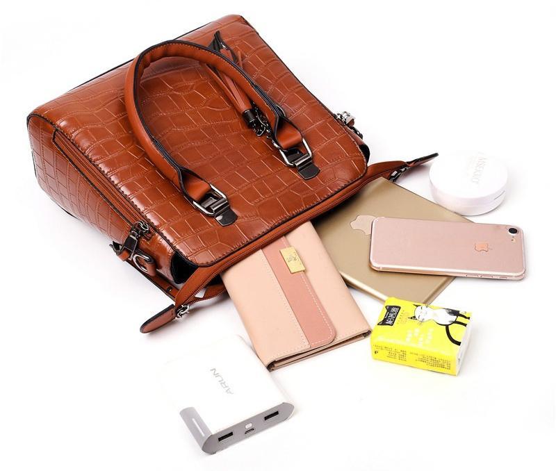 Olivia™ Elegancia Clásica | Conjunto de 4 bolsos modernos