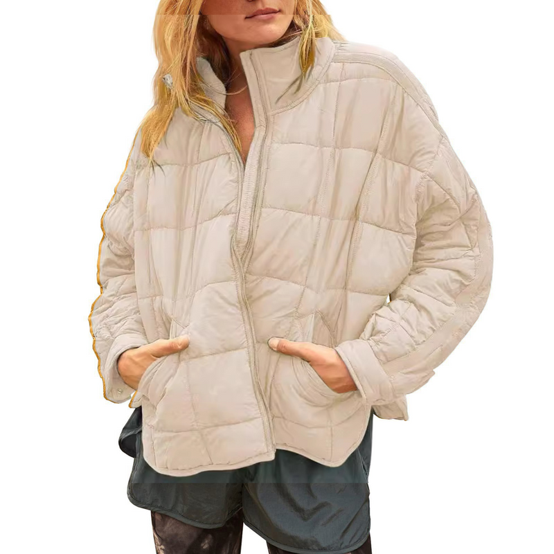 Amelia – Chaqueta acolchada ligera y compacta con cremallera