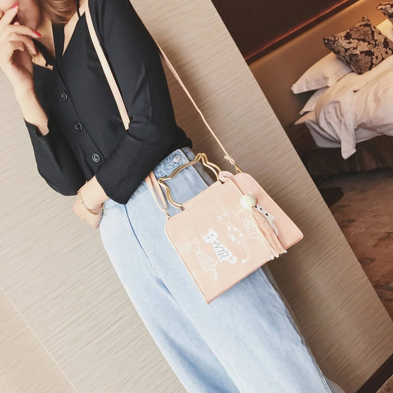 Layla™ - Elegante y adorable bolso de gatito