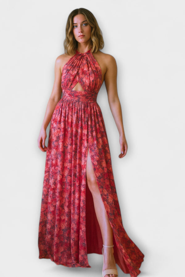 Vera - Elegante vestido con estampado floral