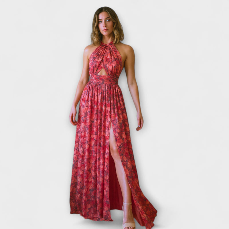 Vera - Elegante vestido con estampado floral