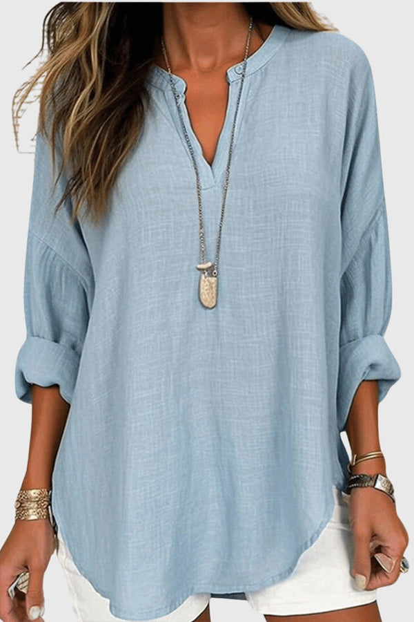 Lenara™ | Camisa playera elegante y fluida