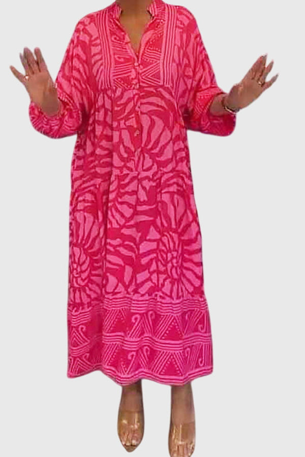 Mckinley™ | Vestido largo con estampado elegante