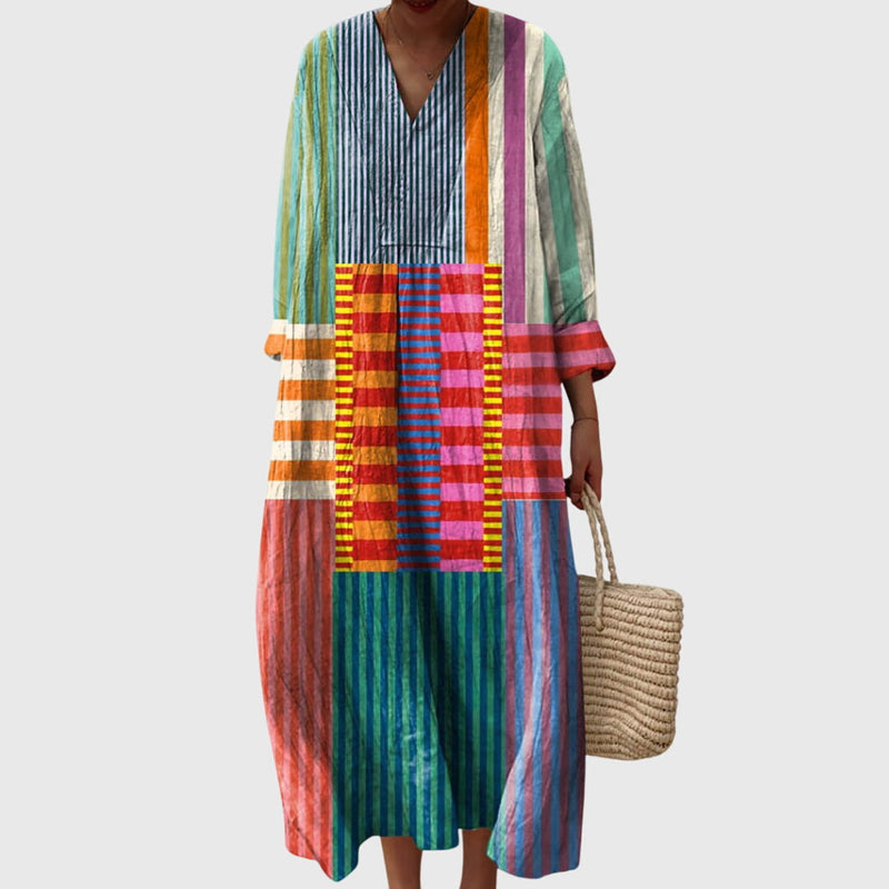 Stephanie™ | Vestido geométrico