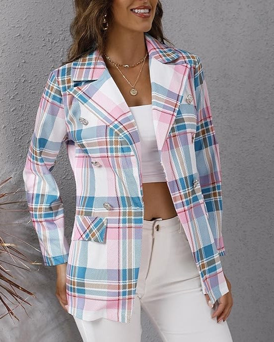 Layla™ - Elegante blazer multicolor