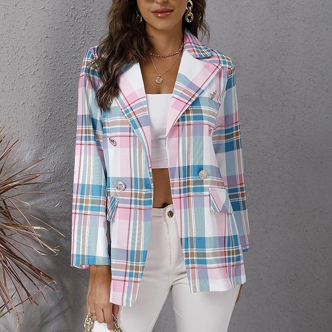 Layla™ - Elegante blazer multicolor