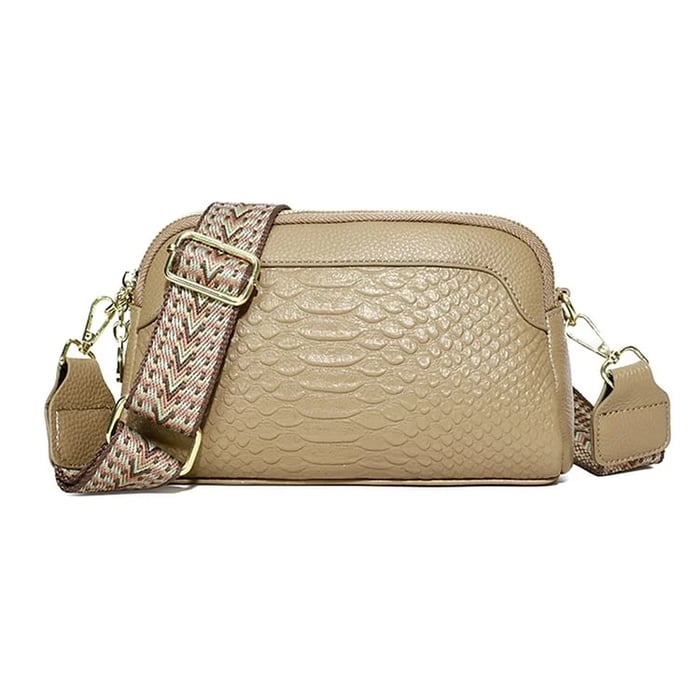 Olivia™ Elegant Allure | Minibolso cruzado con estampado de cocodrilo