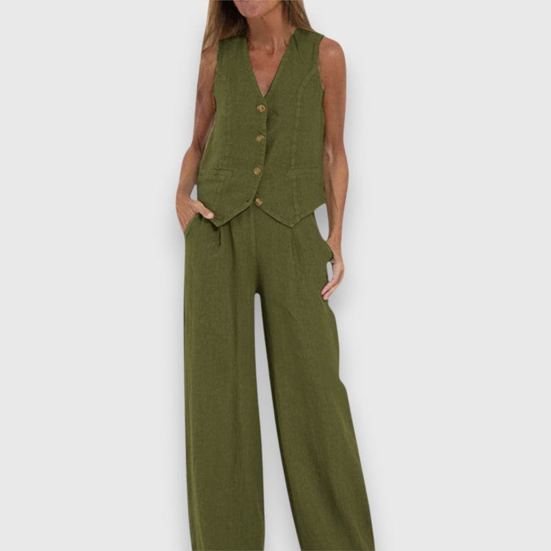 Conjunto de dos piezas para la ligereza del verano
