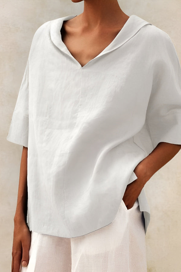 Lyndzi | Blusa de lino