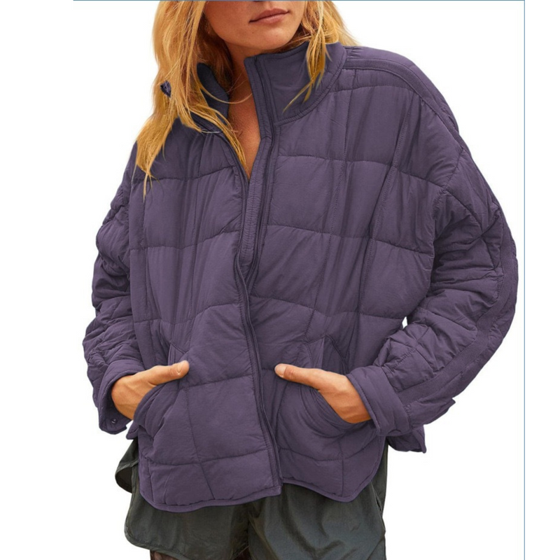 Amelia – Chaqueta acolchada ligera y compacta con cremallera