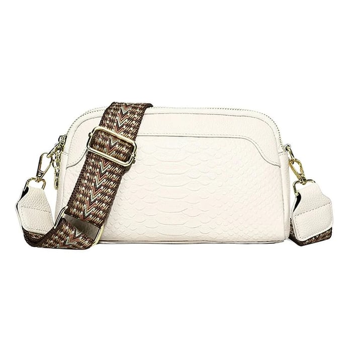 Olivia™ Elegant Allure | Minibolso cruzado con estampado de cocodrilo