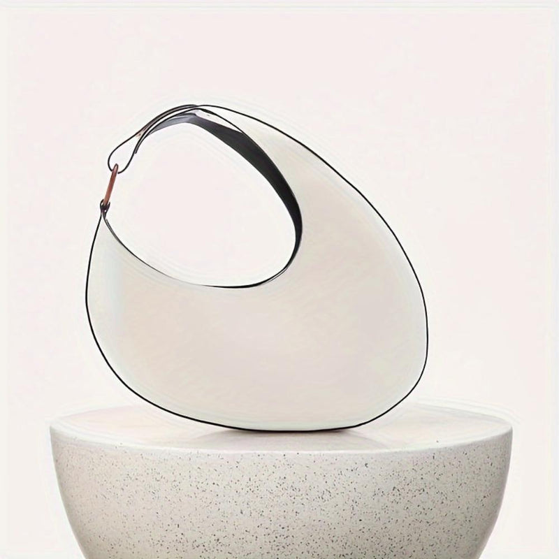 Sophia™ Minimalista Moderno | Bolso Hobo Elegante de Color Sólido