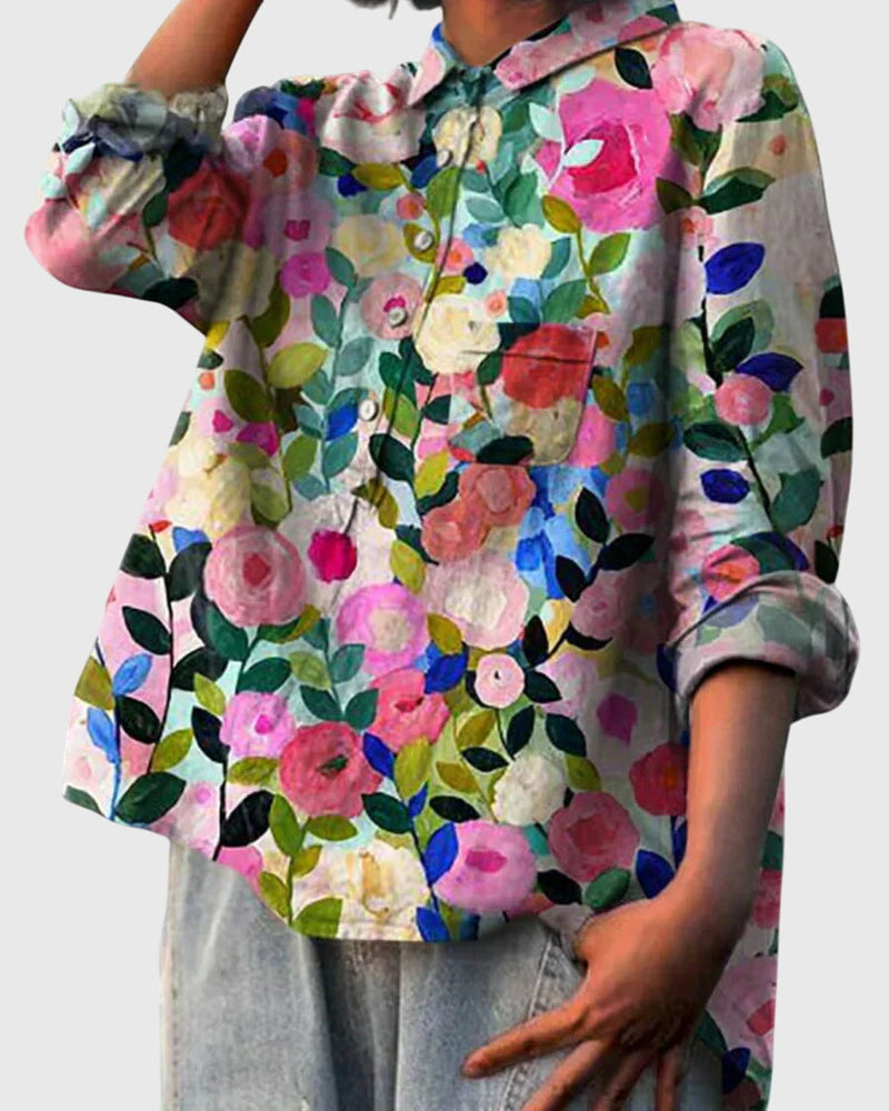 Valeria™ - Blusa con estampado floral