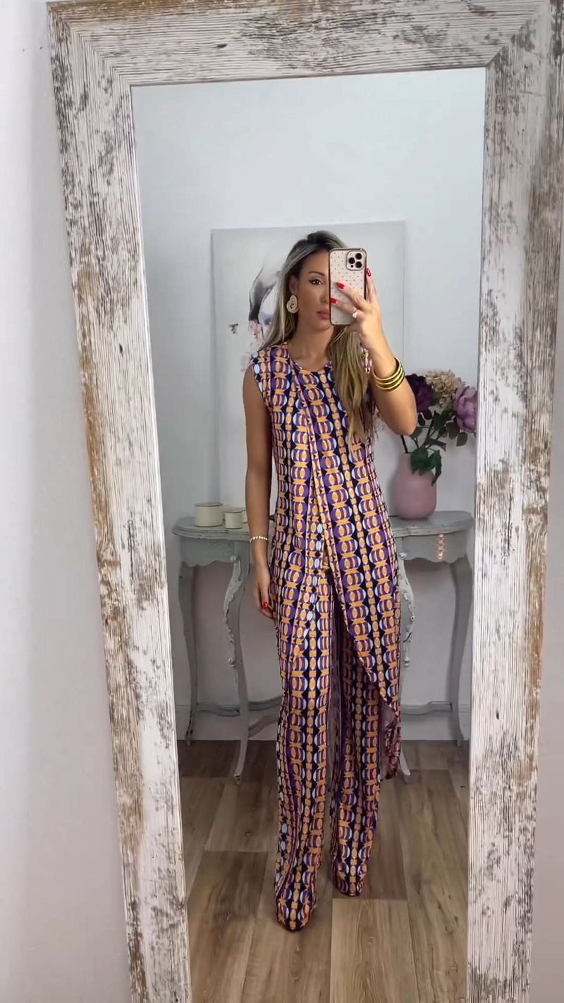 SKYE – TRAJE CÓMODO ESTAMPADO