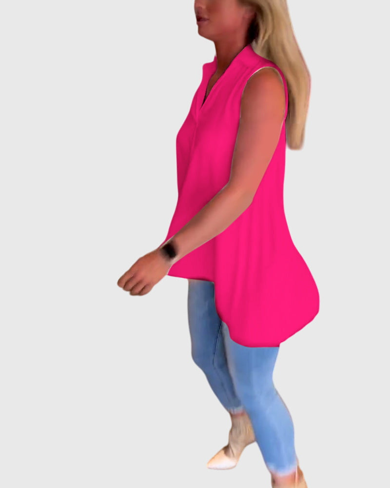 Lina™ | Top sin mangas