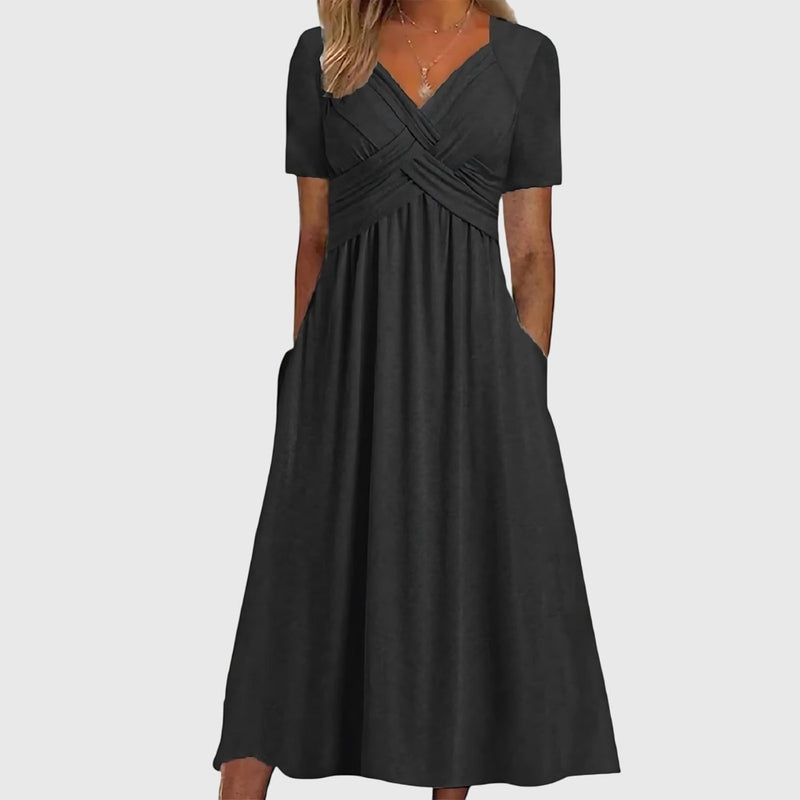 Viola™ | Vestido midi con control de abdomen