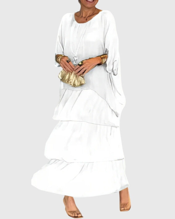 Susan™ | Vestido elegante, largo y fluido