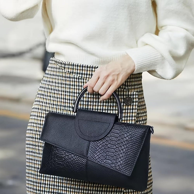 Grace™ Classic | Bolso de lujo con relieve de cocodrilo