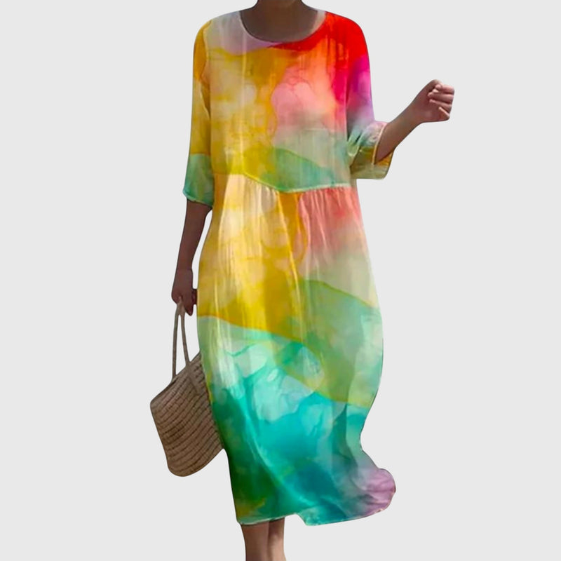 Hayley™ | Elegante vestido largo floral