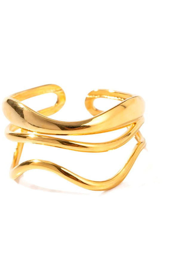 Anillo texturizado Anya ajustable