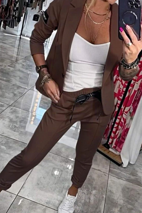 Malou | Elegante conjunto de blazer y jogger