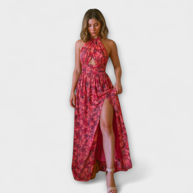 Vera - Elegante vestido con estampado floral