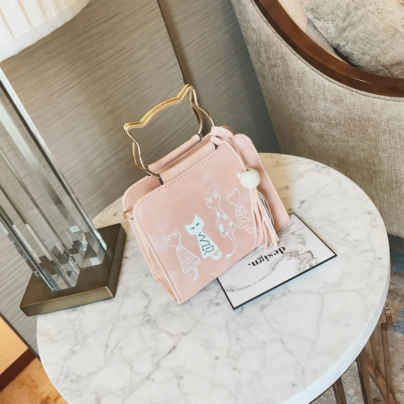 Layla™ - Elegante y adorable bolso de gatito